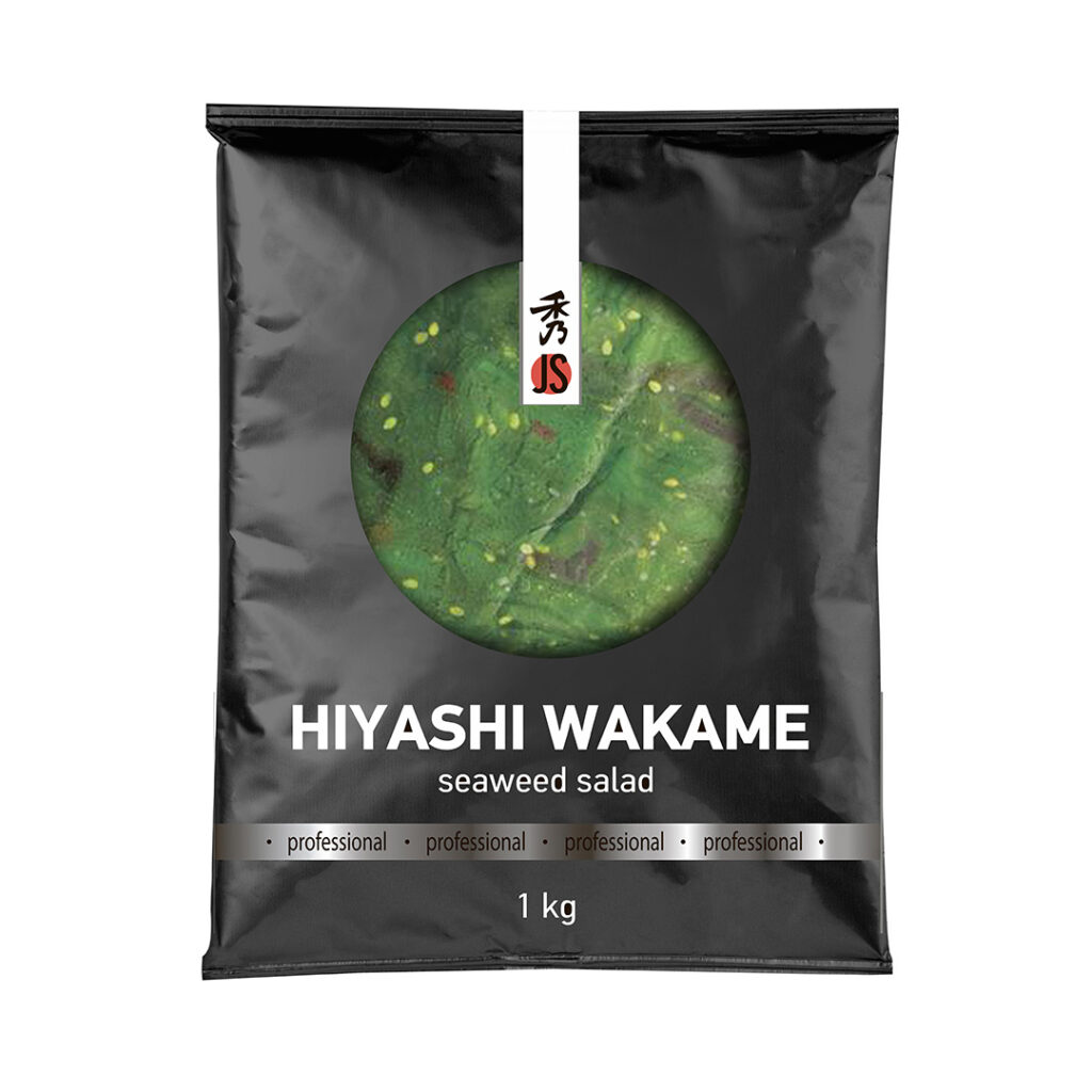 Asian seaweed salad Hiyashi Wakame, 1 kg, JS
