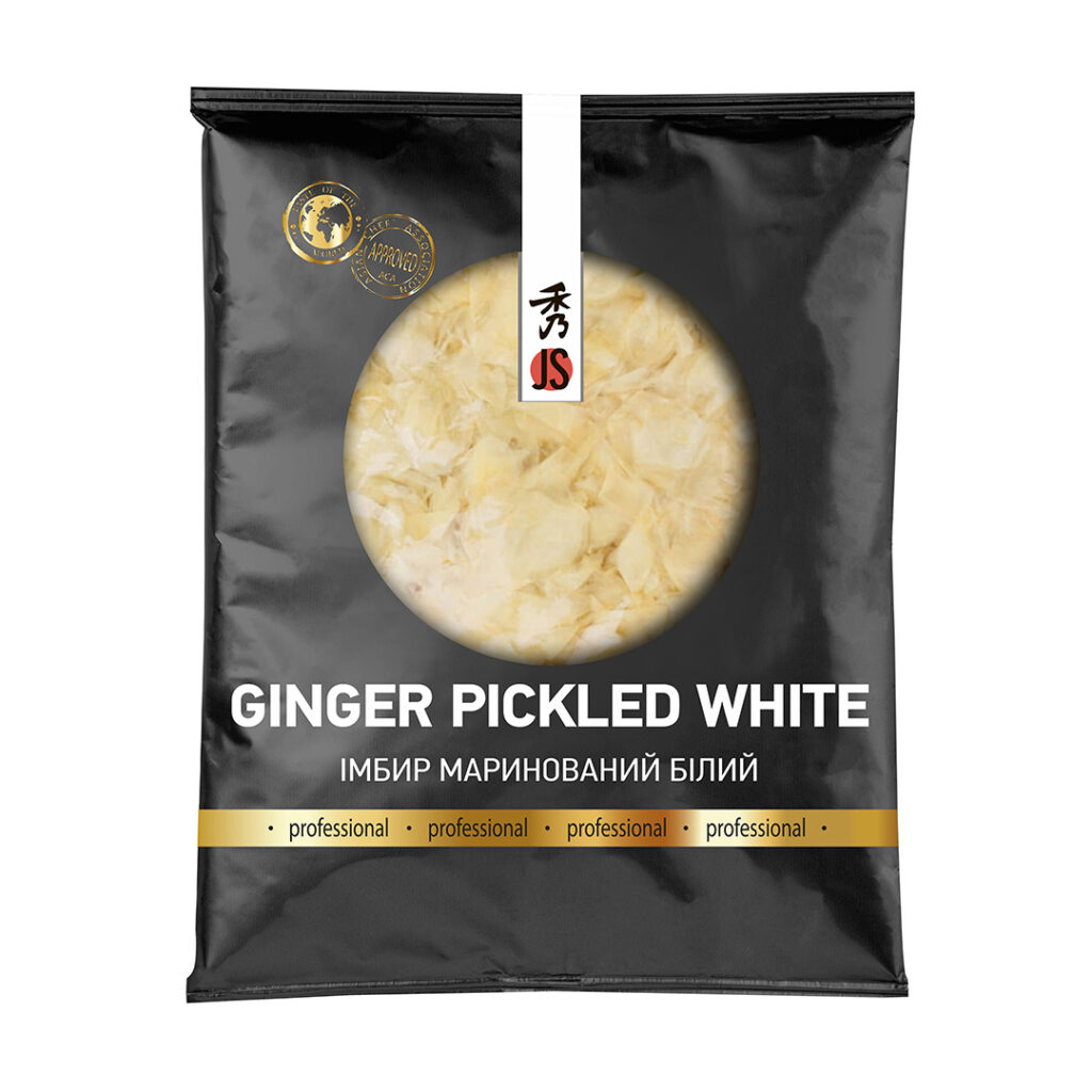 Pickled white ginger, 1 kg JS