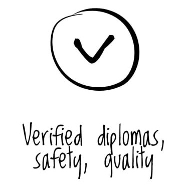 Features of JS - Verified diplomas, safety, quality
