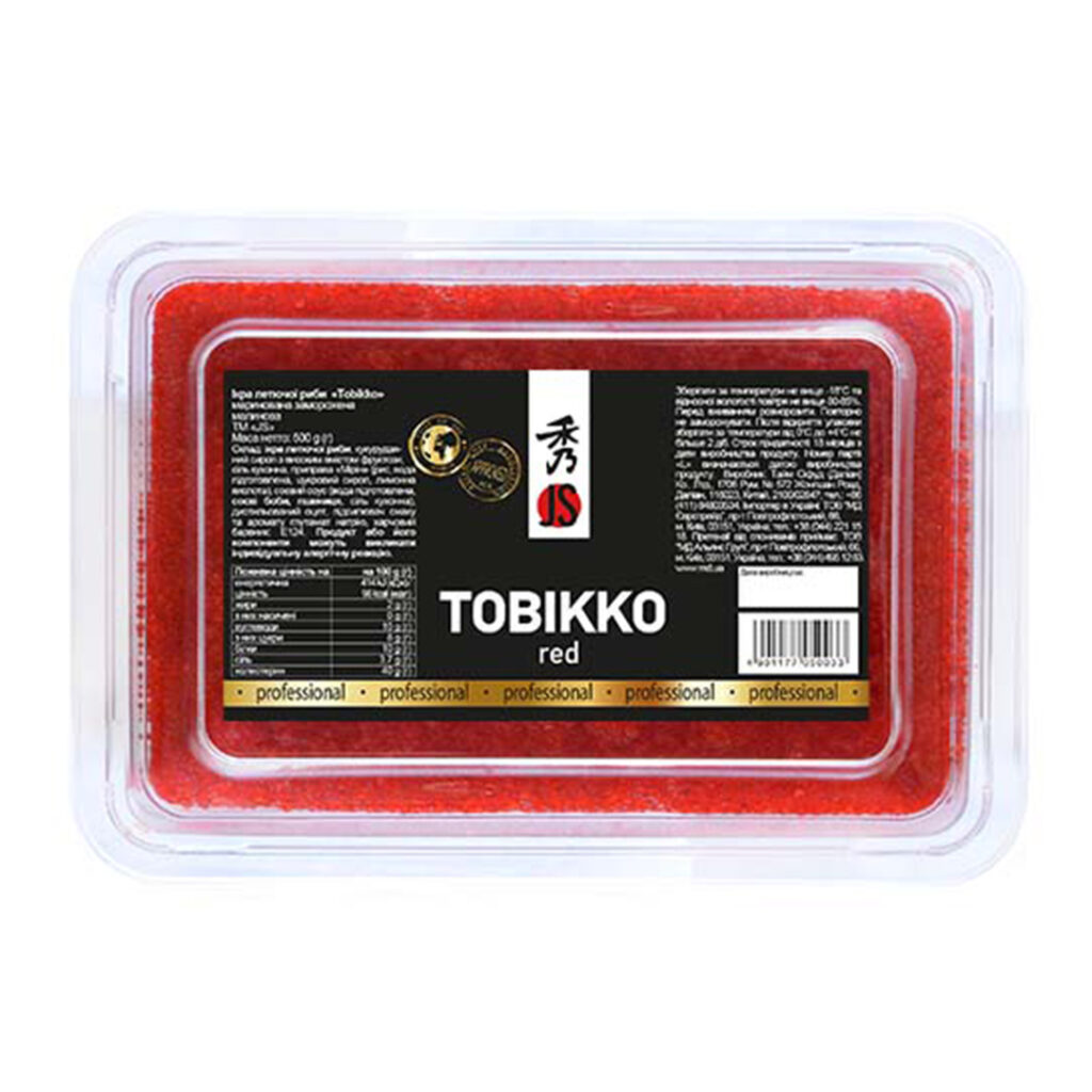 Flying fish caviar Tobikko red 500g JS